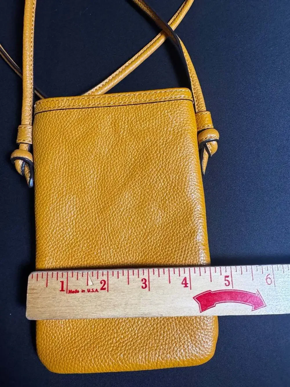 J. Jill Woven and Pebble Grain Leather Crossbody Cell Phone Bag